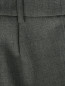 Зауженные брюки из шерсти Moschino Boutique  –  Деталь