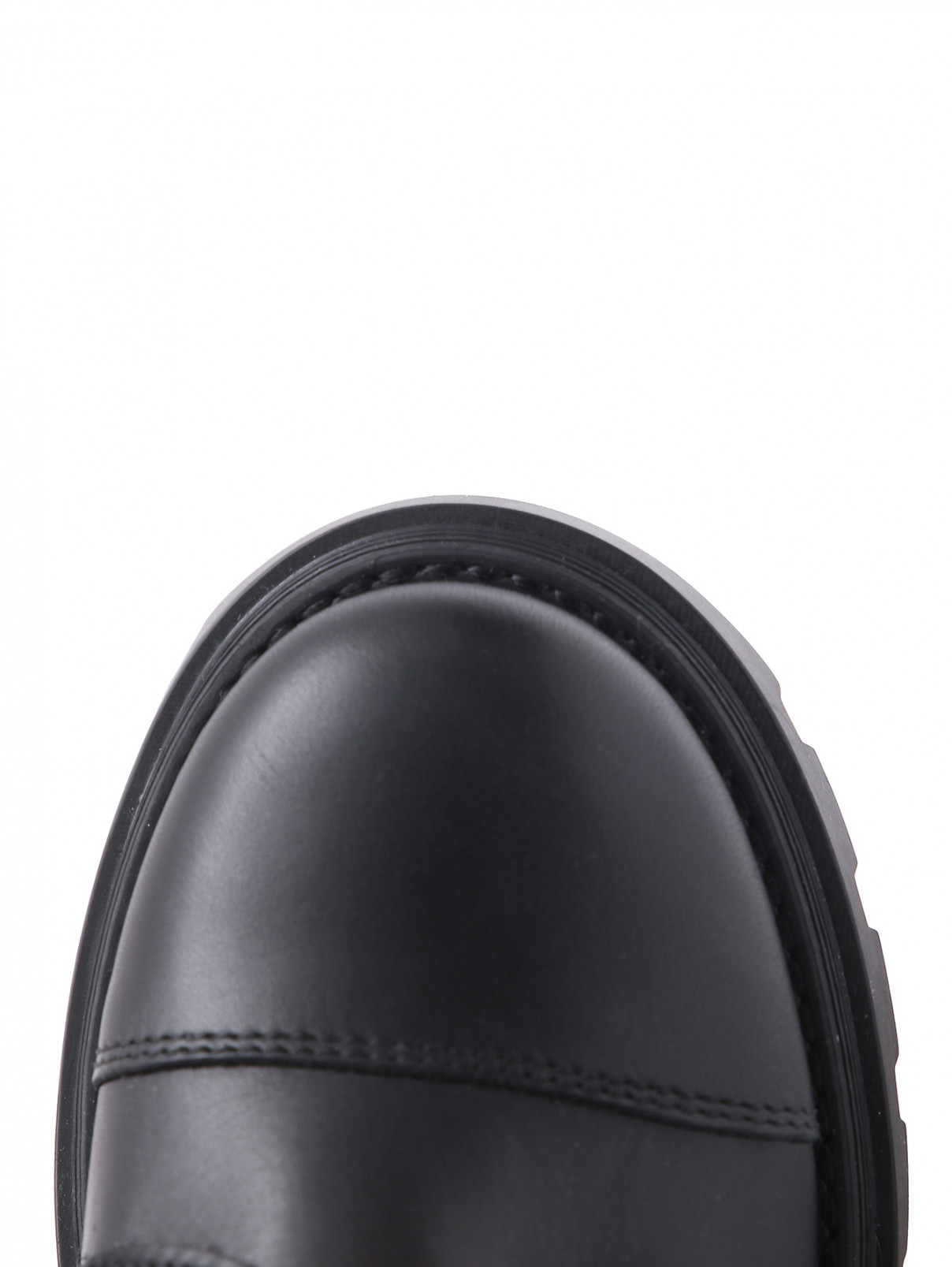 Ботинки с акцентными шнурками Rondinella  –  Обтравка3  – Цвет:  Черный