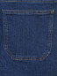 Укороченные джинсы из эластичного денима M.i.h Jeans  –  Деталь