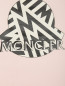 Хлопковая футболка с принтом Moncler  –  Деталь