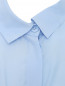 Блуза из шелка свободного кроя с накладными карманами Tara Jarmon  –  Деталь