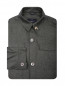 Рубашка из шерсти с накладными карманами Tombolini  –  Общий вид