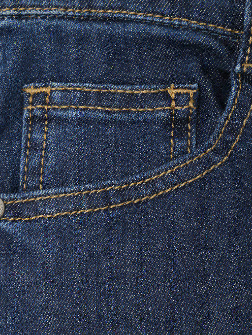 Широкие однотонные джинсы - Деталь1