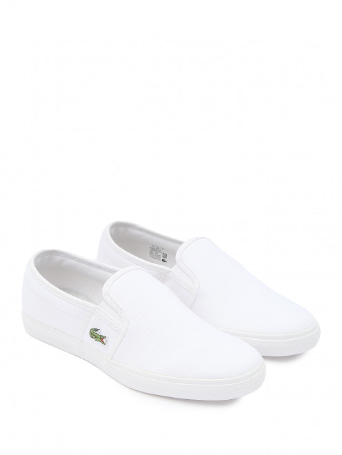 Слипоны Lacoste Gazon Sport Dark White Lacoste - Общий вид