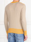 Пуловер из хлопка и кашемира с узором Etro  –  Модель Верх-Низ1