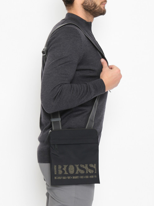 Сумка из текстиля на плечевом ремне  Hugo Boss - МодельВерхНиз