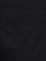 Узкие укороченные брюки из шерсти Emporio Armani  –  Деталь