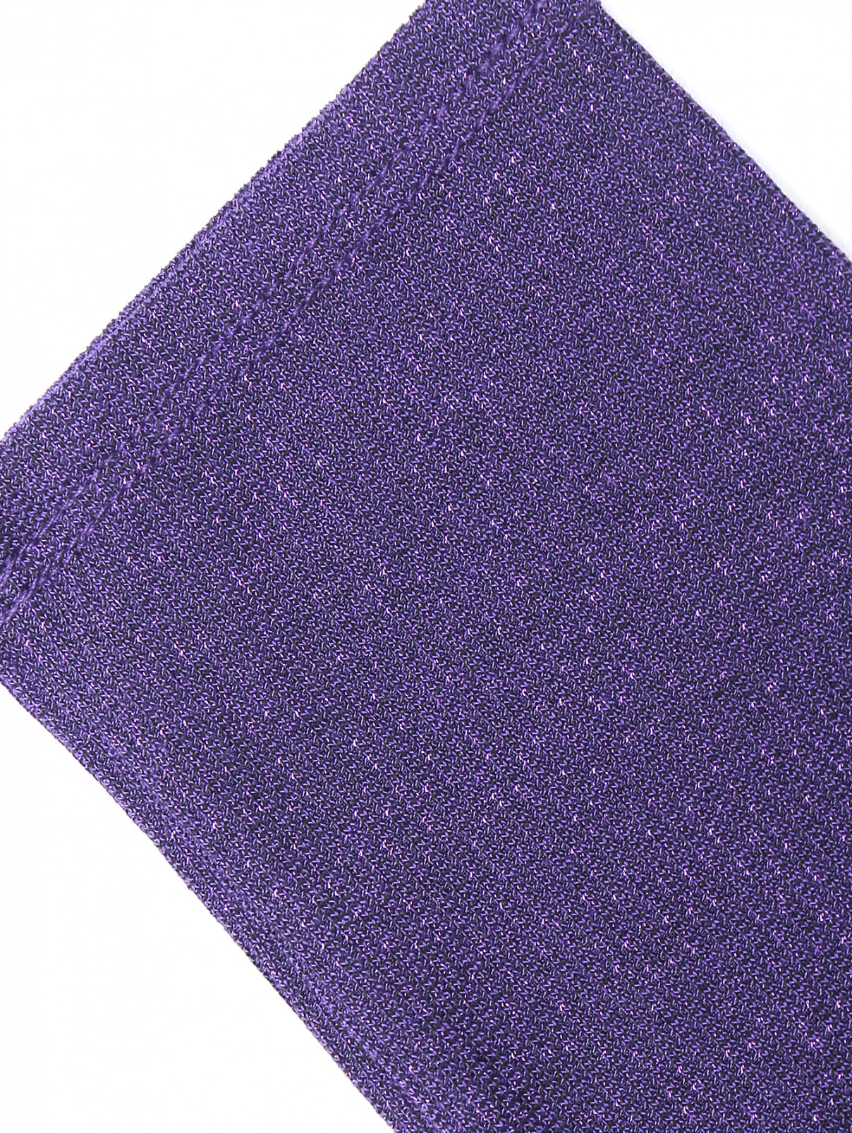Водолазка в мелкий рубчик Max&Co  –  Деталь1  – Цвет:  Фиолетовый