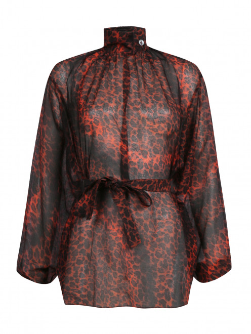 Блуза из шелка с узором  Jean Paul Gaultier - Общий вид