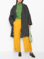 Пальто из шерсти на пуговицах с карманами Marina Rinaldi  –  МодельОбщийВид
