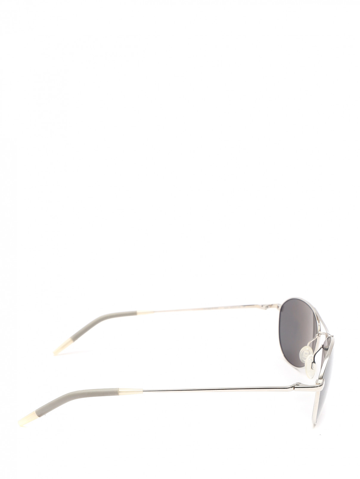Очки солнцезащитные в оправе из металла Oliver Peoples  –  Обтравка2  – Цвет:  Металлик