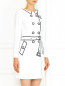 Приталенное платье с длинным рукавом Moschino Boutique  –  Модель Верх-Низ