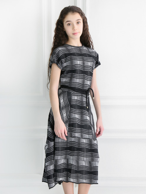 Трикотажное платье из шерсти - Модель Верх-Низ