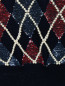 Джемпер ажурной вязки с узором и декоративной отделкой Marc Jacobs  –  Деталь