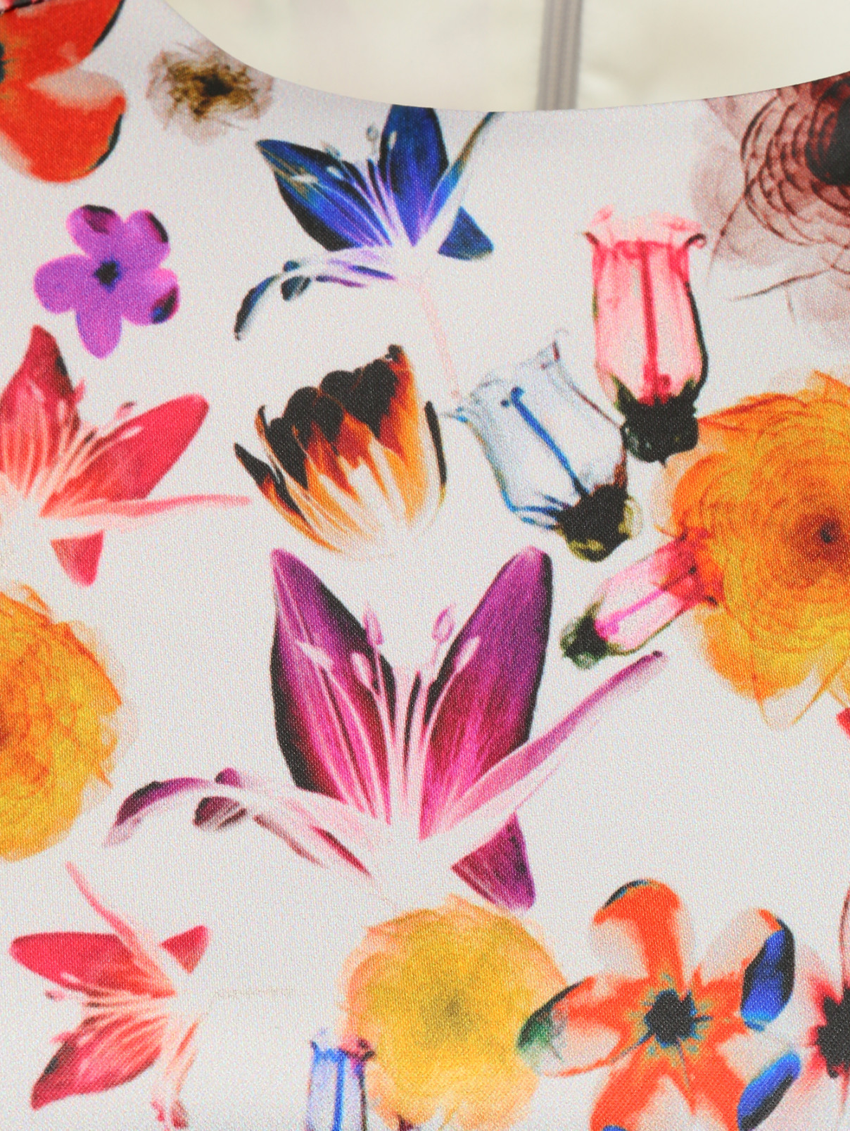 Платье-миди с цветочным узором Kira Plastinina  –  Деталь1  – Цвет:  Узор