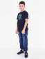 Хлопковая футболка с принтом Il Gufo  –  МодельОбщийВид