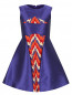 Платье А-силуэта с контрастной вставкой Val Max  –  Общий вид