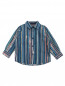 Рубашка из хлопка с узором "полоска" Paul Smith Junior  –  Общий вид