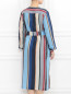 Платье из шелка с узором "полоска" Marina Rinaldi  –  Модель Верх-Низ1