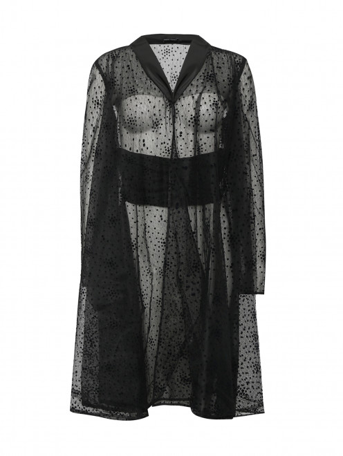 Полупрозрачная блуза с узором "горох" Mariella Burani - Общий вид