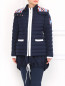 Пуховая стеганая куртка с контрастной отделкой BOSCO  –  Модель Верх-Низ