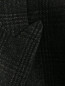 Пальто двубортное из шерсти и хлопка с узором "клетка" Paul Smith  –  Деталь