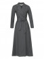 Платье-миди из шерсти с поясом Max Mara  –  Общий вид