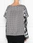 Блуза из смешанного шелка с узором Antonio Marras  –  МодельВерхНиз1