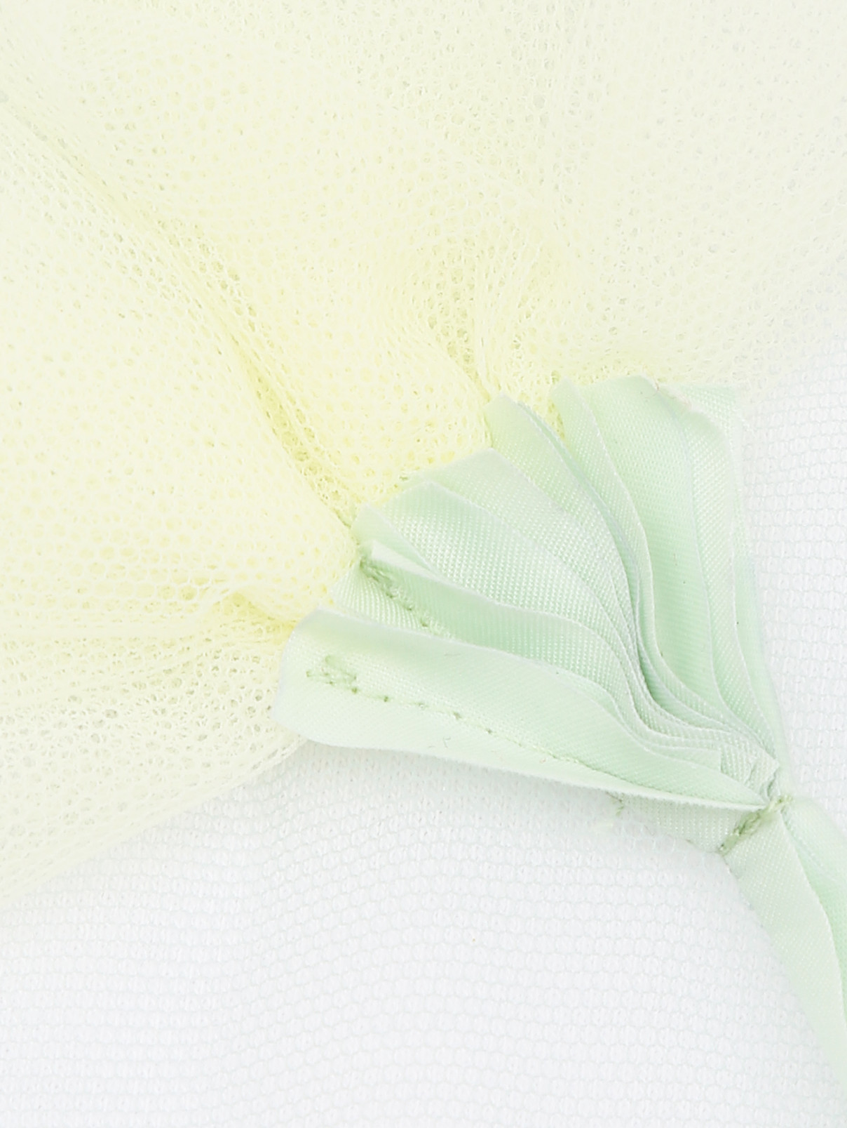 Блуза из двойной ткани с аппликацией Il Gufo  –  Деталь  – Цвет:  Зеленый