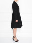 Пальто из шерсти с декоративной вставкой на спине Moschino  –  МодельВерхНиз2