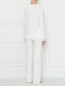 Пижама трикотажная декорированная кружевом La Perla  –  МодельОбщийВид2