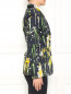 Пиджак из хлопка с цветочным узором Jean Paul Gaultier  –  Модель Верх-Низ2