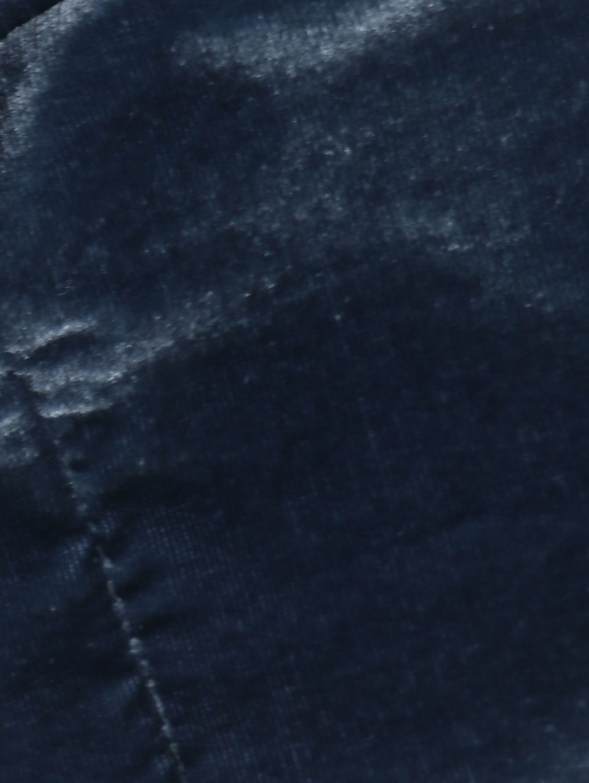 Блуза из бархата с длинным рукавом Aspesi  –  Деталь  – Цвет:  Синий