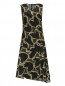 Платье из шелка асимметричного кроя с узором Paul Smith  –  Общий вид
