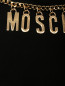 Трикотажная юбка из шерсти с металлической фурнитурой Moschino  –  Деталь1