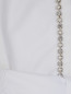 Джинсы узкого кроя декорированные кристаллами и бусинами Miss Blumarine  –  Деталь2