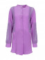 Удлиненная блуза из шелка с декором Ermanno Scervino  –  Общий вид