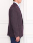Пиджак из шерсти, хлопка и кашемира с узором Isaia  –  Модель Верх-Низ2