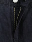 Широкие брюки из льна и хлопка Armani Collezioni  –  Деталь1