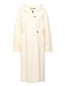 Пальто из шерсти и кашемира с капюшоном Marina Rinaldi  –  Общий вид