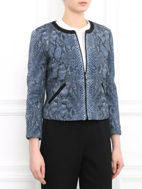 Куртка из фактурной ткани на молнии Barbara Bui - Модель Верх-Низ