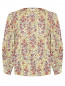 Блуза свободного кроя с цветочным узором Etro  –  Общий вид