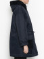Комбинированное пальто на молнии с капюшоном Persona by Marina Rinaldi  –  МодельВерхНиз2