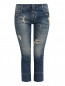 Бриджи джинсовые с потертостями Pierre Balmain  –  Общий вид