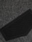 Юбка из смесовой шерсти с аппликацией Moschino  –  Деталь