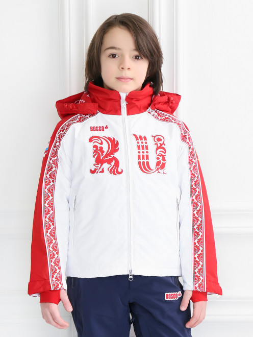 Куртка горнолыжная с декором и вышивкой BOSCO - Модель Верх-Низ
