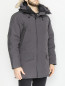 Парка пуховая на молнии с накладными карманами Canada Goose  –  МодельВерхНиз