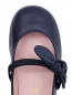 Кожаные туфли на каблуке с бантиком Pretty Ballerinas  –  Обтравка3