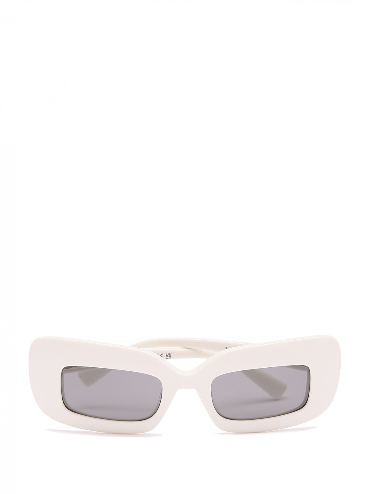 Солнцезащитные очки в белой оправе Sportmax  –  Обтравка1  – Цвет:  Белый