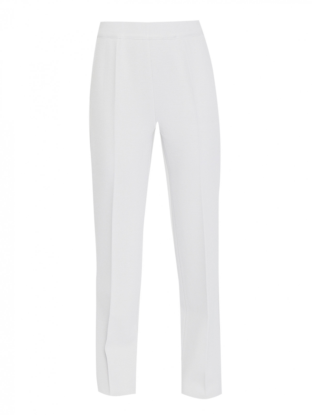 Трикотажные брюки из шерсти с карманами MRZ  –  Общий вид  – Цвет:  Серый